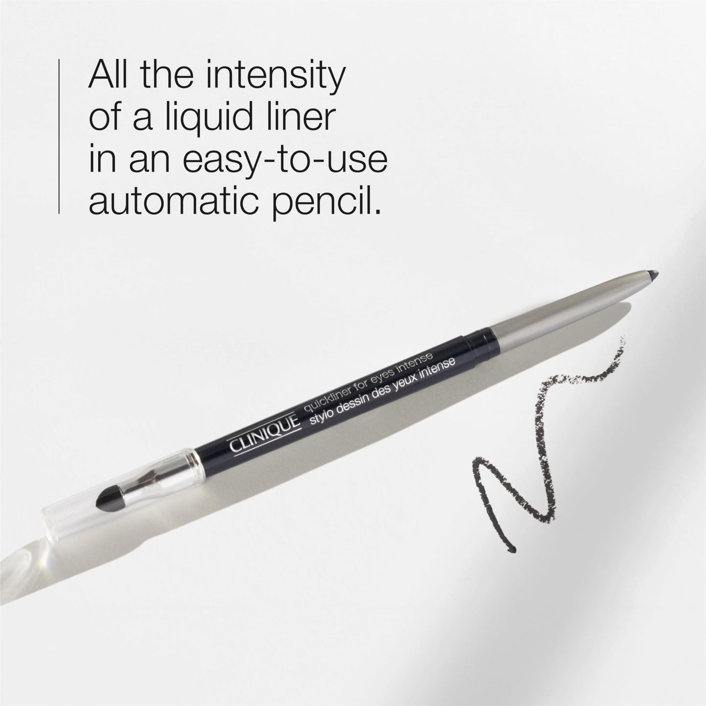 Clinique Quickliner For Eyes Intense | Water Resistant, Smudge Resistant + Safe For Sensitive Eyes, Intense Plum