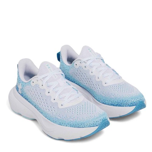 Under Armour Women's Infinite, (105) White/Ether Blue/White, 8, US