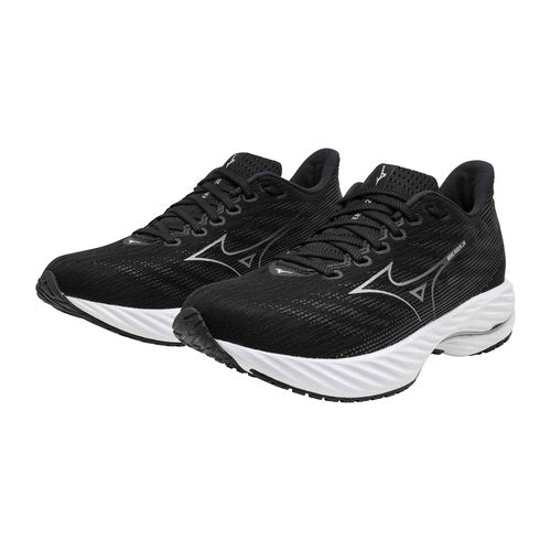 Mizuno Women's Wave Rider 28 Running Shoe | Neutral Running Shoe | Black-Harbor Mist | US Womens 9