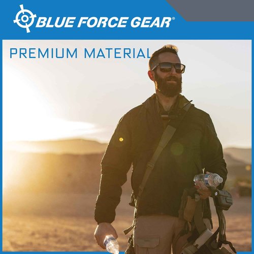 Blue Force Gear MOLLE Admin Pouch - EDC Pouch, Durable USA-Made MOLLE Accessories - Black - 1 x 8 x 5.5 Inches