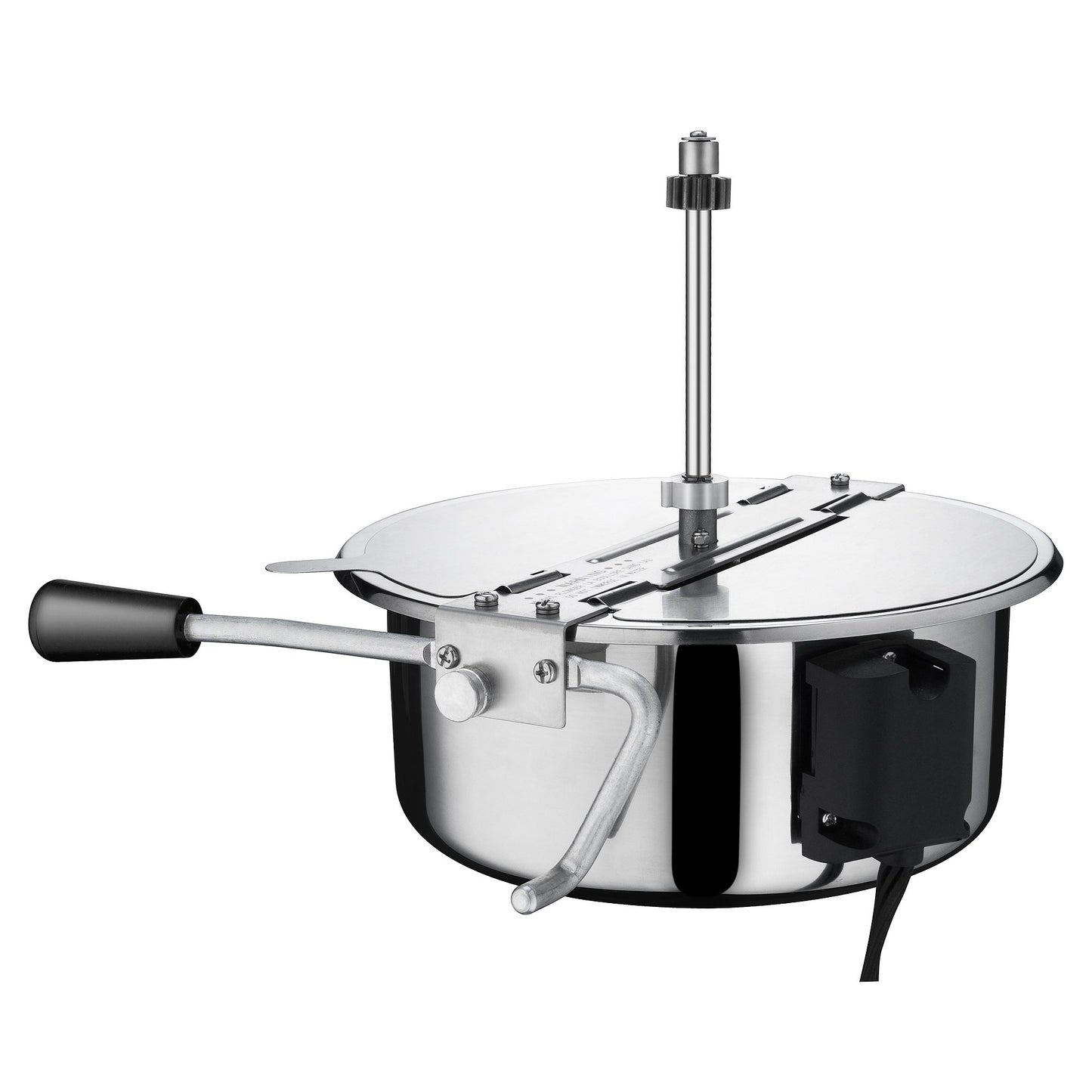 Hot and Fresh Countertop Popcorn Machine – 3 Gallon Popper – 8oz Kettle, Old Maids Drawer, Warming Tray, Scoop by Superior Popcorn Company (Black)