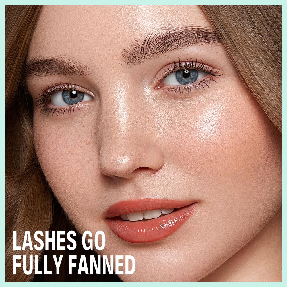 Voluminous Black Mascara - Buildable Lengthening, Curling & Defining for Dramatic Volume, Smudge-Proof 24H Wear, Cruelty-Free Bl
