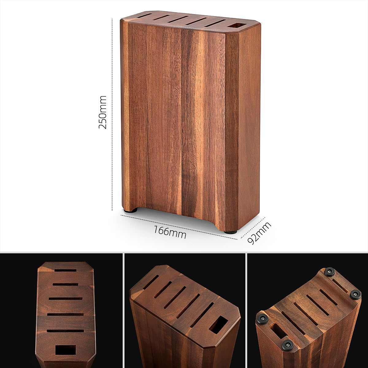 XINZUO Knife Block Set,Hand Forged 67 Layers Damascus Steel,7 Pieces Professional Chef Knife Set with Block&Kitchen Shear&Block, Razor Sharp, Olive Wood Octagonal Handle,Exquisite Box Package