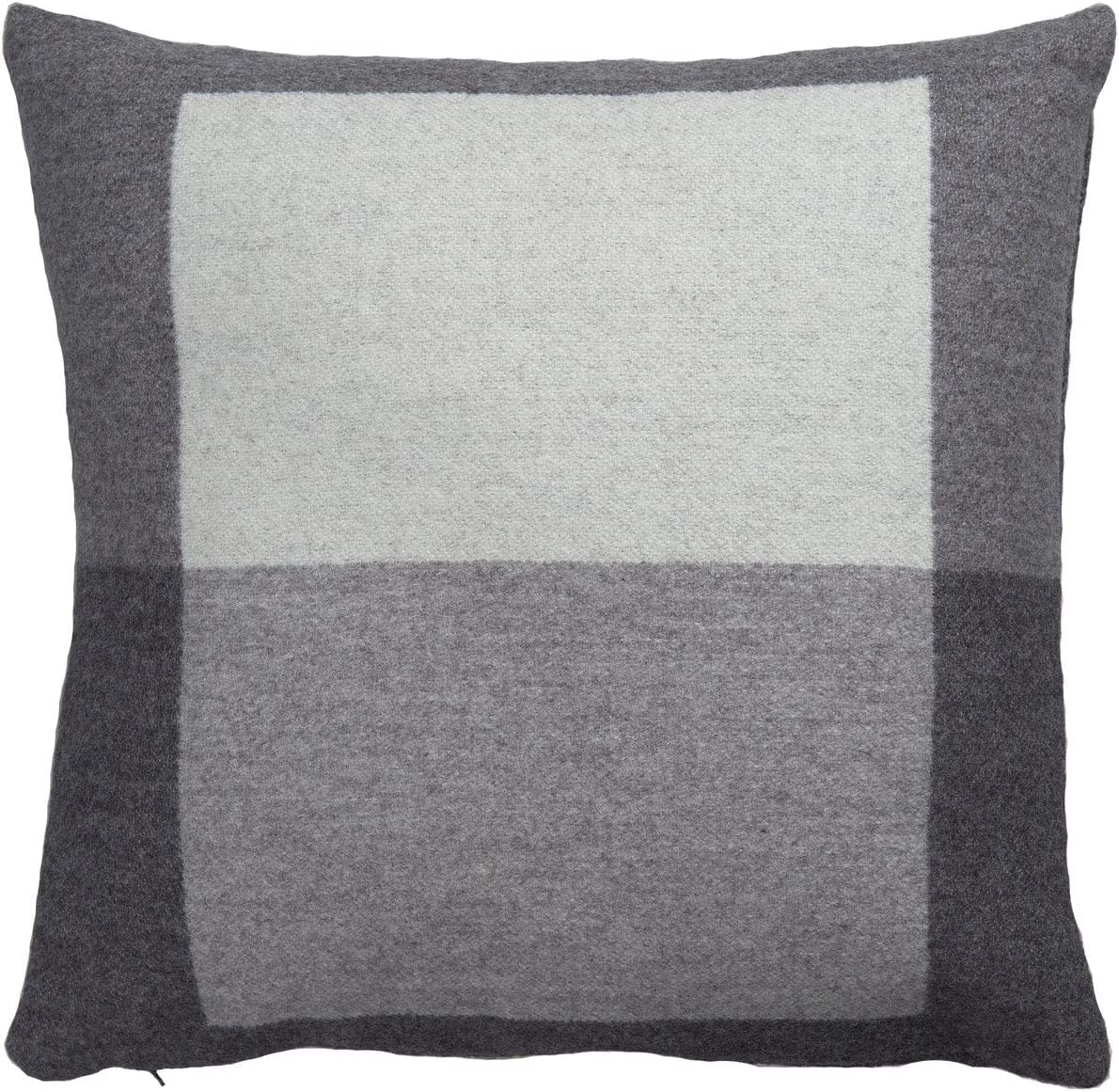 Roros Tweed 100% Norwegian Wool Reversible Designer Pillow Cushion (Syndin in Slate)