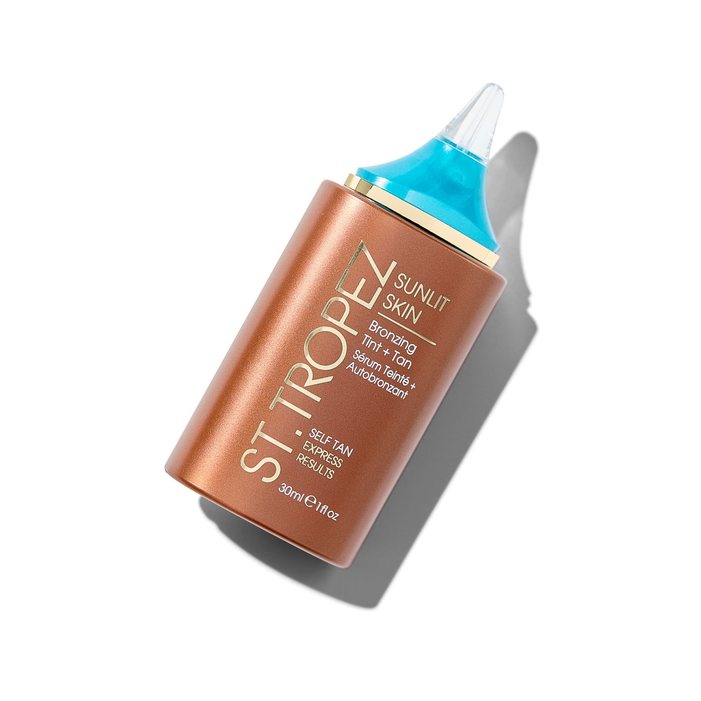 St. Tropez Sunlit Skin Bronzing Tint and Self Tan Face Serum, 1 Fl Oz