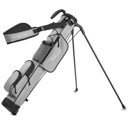 RUTHNISSI Golf Stand Bag, Lightweight Golf Easy Carry Bag with Padded Strap，Durable Pitch& Putt Golf Bag, Practice Range Sunday Golf Bag for Men&Women
