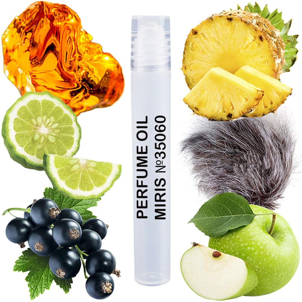 MIRIS No. 35060, Inspired by Nero, Long-Lasting Perfume Oil for Men Roll-On, Rollerball 0.34 Fl Oz / 10 ml