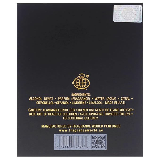 Fragrance World – Imperium EDP Perfume 100 ml Unisex perfume | Aromatic Signature Note Perfumes For Men & Women Exclusive I Luxury Niche Perfume Made in UAE