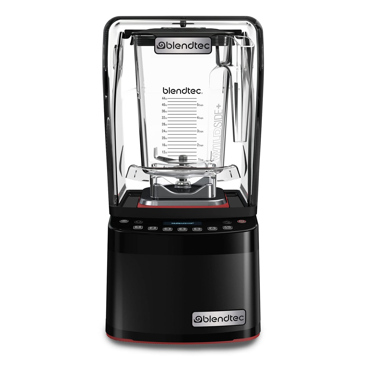 Blendtec Stealth 885 Commercial Blender, WildSide+ Jar, Blendtec Stealth Sound Enclosure, Strongest Commercial-Grade Power, Self-Cleaning, 42 Pre-programmed Cycles, Black