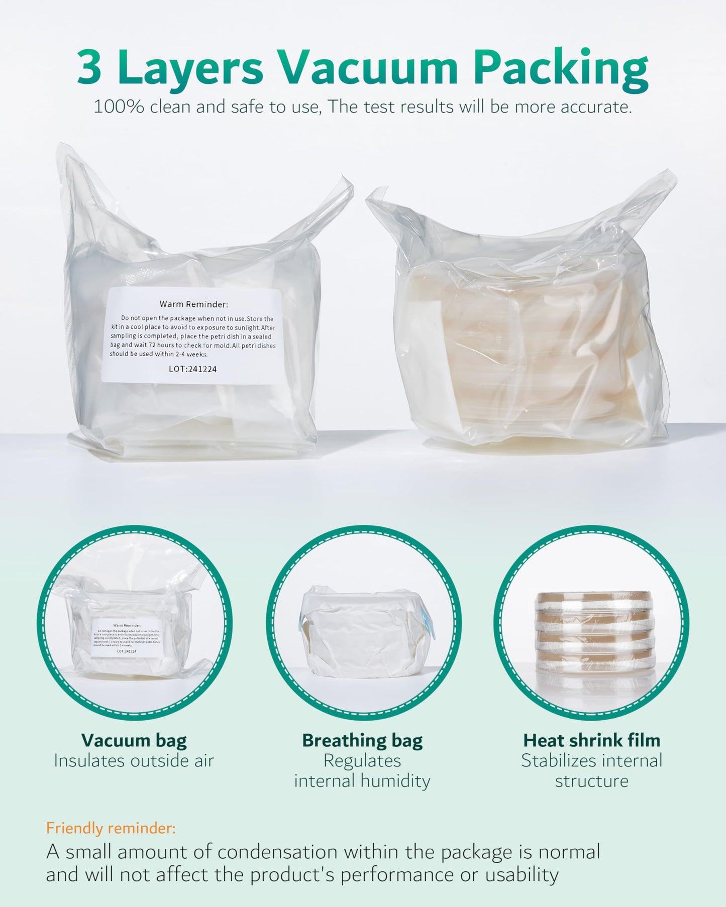 Mold Test Kit for Home, 8 Detection Tests for HVAC, Surfaces & Indoor Air Quality, DIY Black Mold Detector Testing kit at Home, Includes Detailed Identification Guide, Free Lab Analysis