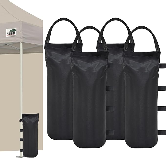 Eurmax USA Weight Capacity 112 LBS Extra Large Pop up Gazebos Weights Sand Bags for Pop up Canopy Tent Pergola Outdoor Ins...