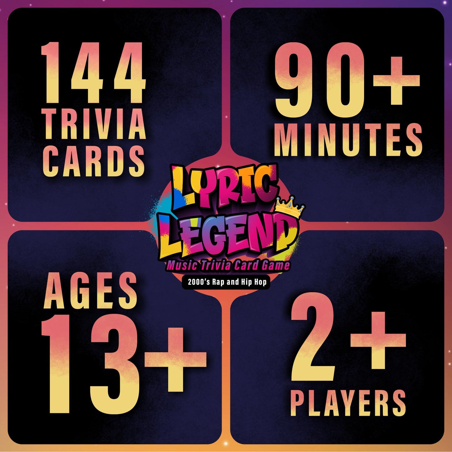 Lyric Legend 2000s Hip-Hop and Rap - Finish The Lyrics Game to Argue for The Correct Songs. Makes A Great Gift for Trivia Lovers - So Grab Your Mic, Sing Along, and Quiz Your Friends and Family!