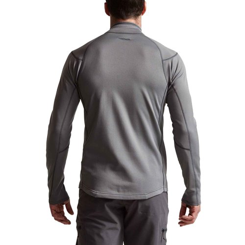 SITKA Gear Men's Core Midweight Zip-T Long Sleeve Hunting Shirt, Woodsmoke, X-Large