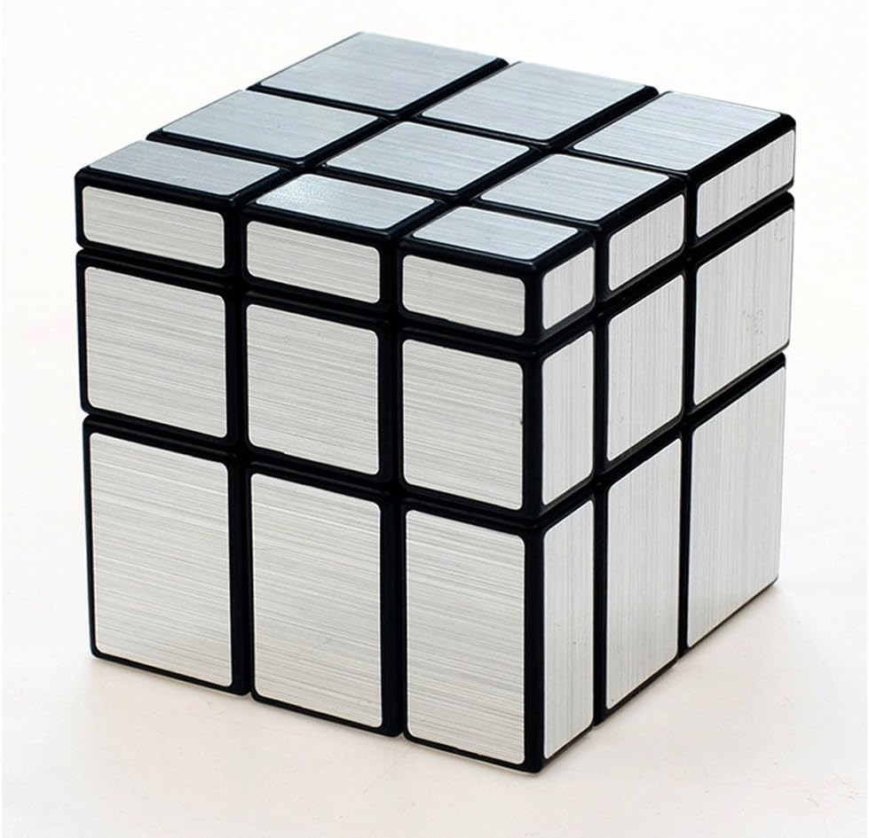 TANCH Mirror Speed Magic Cube 3X3 Puzzle for Children & Adults Kids Silver…