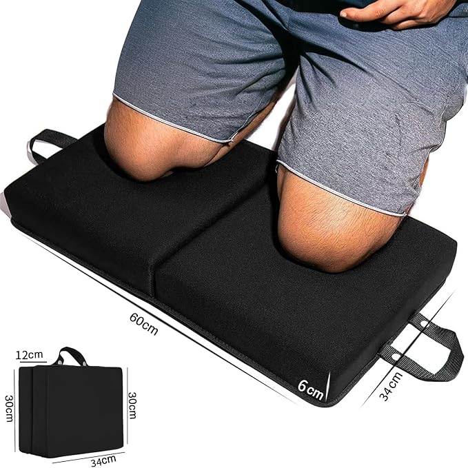 OFiSEXPT Kneeler Pad,Gardening Knee Pads, Garden Knee Support Board,Kneeling Pad for Gardening, Exercise, Cleaning, & Mechanic Work,Extra Thick Memory Foam Kneeling Pad for Bathing Yoga (Green)