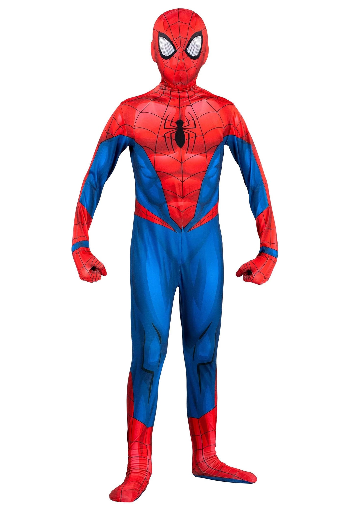 Marvel Kid's Classic Spider-Man Zentai Costume Suit Medium