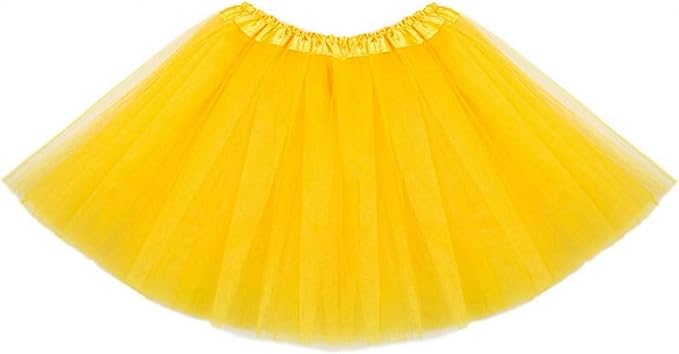 Kids Tutu Skirts 3 Layered Tulle, Fit Most 4-11 yrs Little & Big Girls for Dance Party Costume