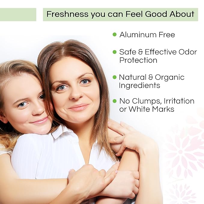 Good For You Girls Aluminum-Free, Natural Deodorant for Kids, Pre teens, Teens, Safe & Effective Odor Control, Clear Roll-On, Natural Fragrance, Vegan, Made in USA | Fresh Honeydew, 3 oz (Pack of 2)