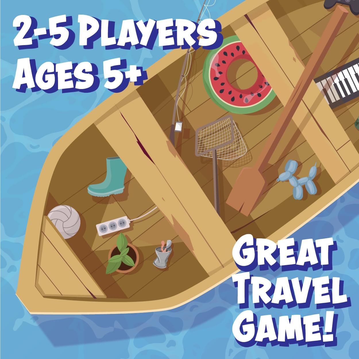 Gamewright - Throw Fish Card Game for Kids 5+, 2-4 Players