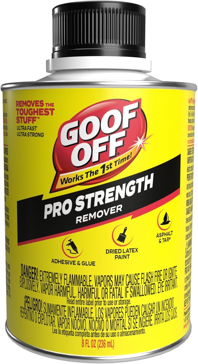 Goof Off Pro Strength Remover, 8 oz. Metal Can