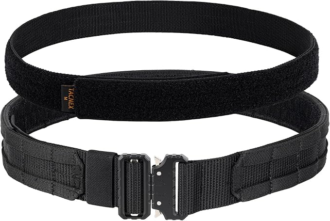 TACNEX Tactical Gun Belt Molle Battle Belt 1.75" & 1.5" Rigger Heavy Duty Belt