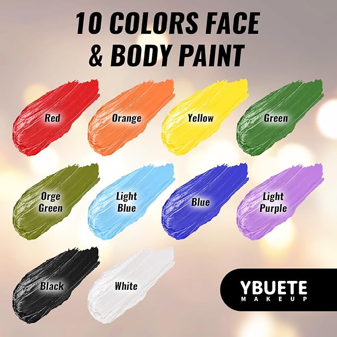 Light Purple Oil Based Face Body Paint Stick, Non-toxic Full-coverage Face Painting Ursula Costume Mermaid Zombie Cosplay SFX Makeup, Waterproof Cream Light Purple Body Painting for Adults
