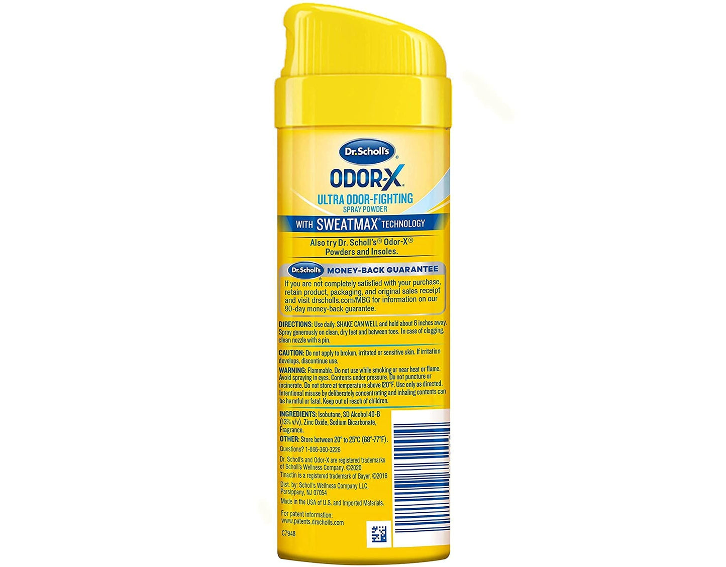 Dr. Scholls Odor X With Sweatmax Spray Powder 4.7 Ounce (139ml) (3 Pack)