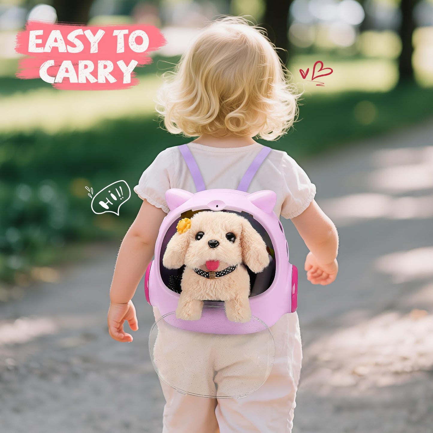 Vanvimen 16 Pcs Robot Dog Toys for Girls, Toys for 3 4 5 6 7 8 Year Old Girls Kids Boys, Realistic Robot Puppy Toys for 5-7 6-8, Ideas Birthday Gifts for Girl 3 4 5 6 Year Old