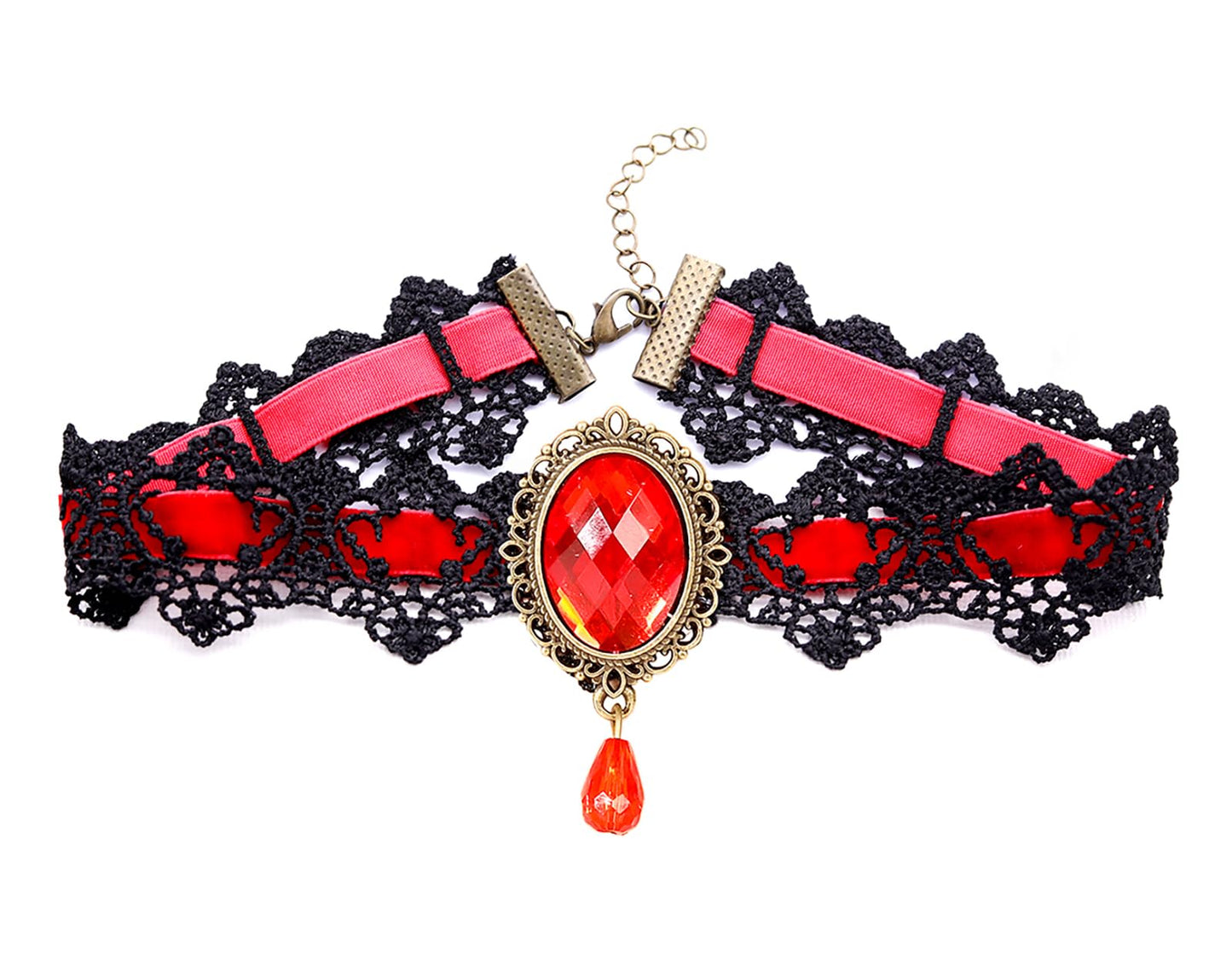 Gomukot Direct Girls Vampire Costume for Halloween Party Dress Up (6-8 Years)