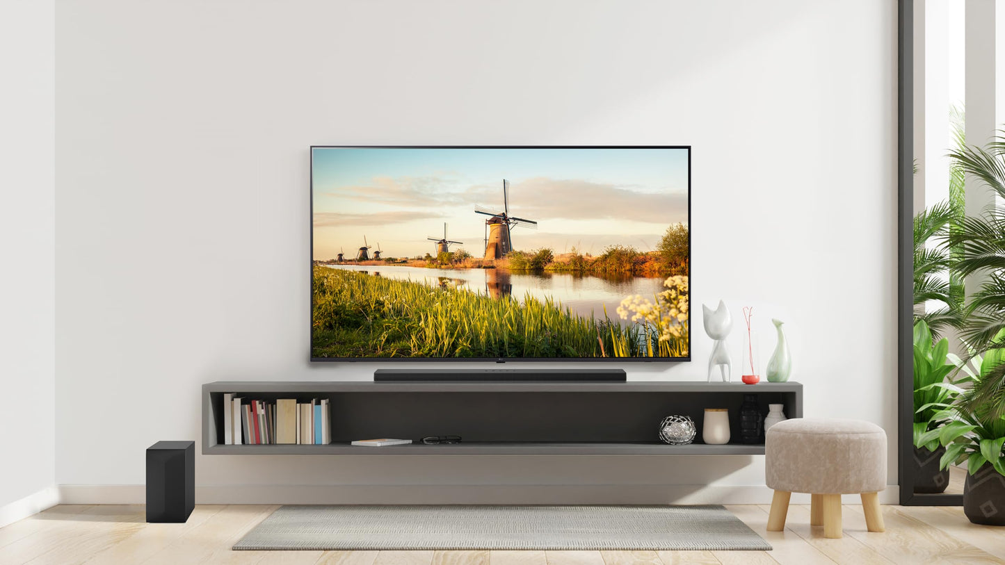 LG S60T 3.1 ch. Soundbar with Wireless Subwoofer, Dolby Audio, TV Synergy, Wow Interface, AI Sound Pro