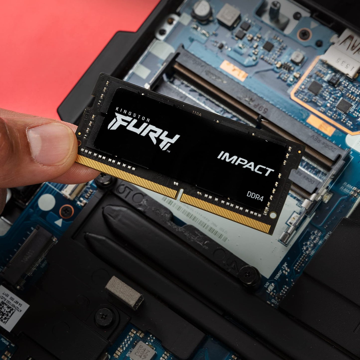 Kingston Fury Impact 16Gb 3200Mt/S Ddr4 Cl20 Laptop Memory Single Module | Intel Xmp | Amd Ryzen | Plug N Play | Low Power Consu
