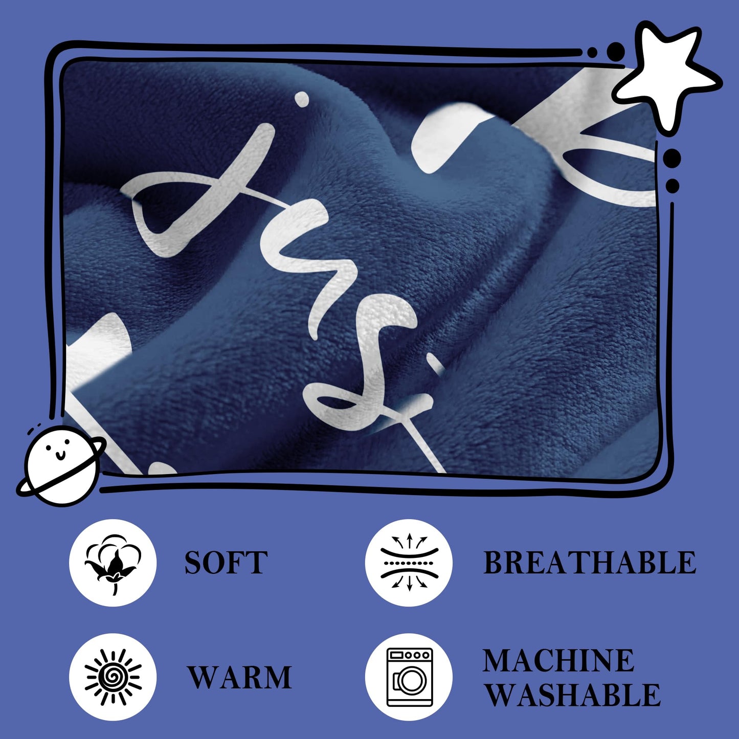 Julazy Birthday Gifts for Men, Dad, Husband Blanket 50"X60", Fathers Gifts from Daughter Son-Gift for Grandpa Brother, Gag Gifts for Men Women