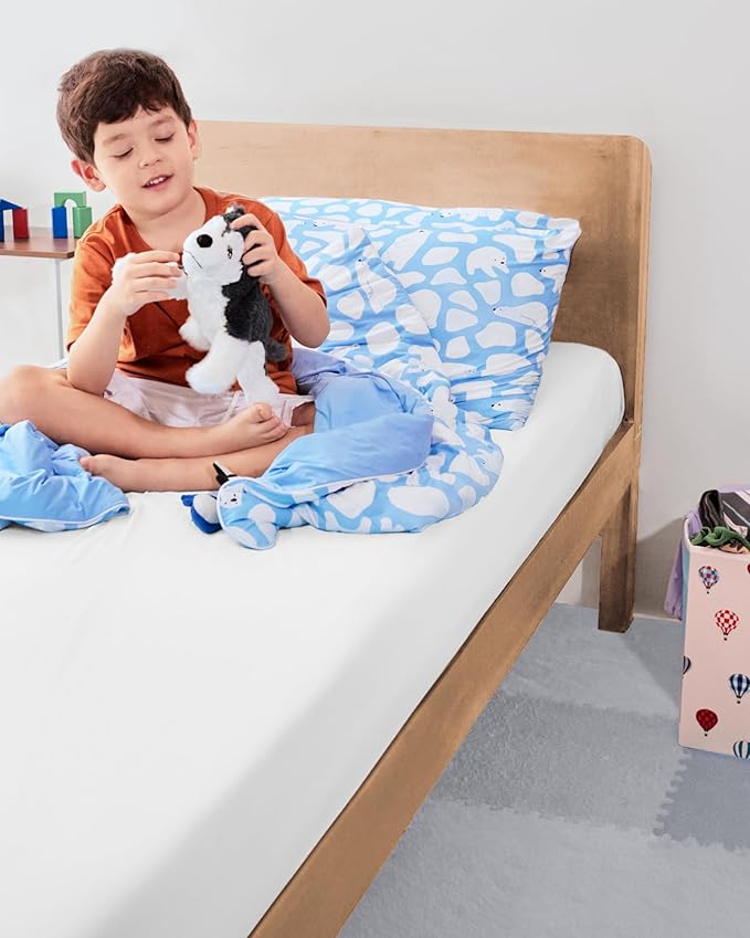 REST® Evercool®+ Fitted Sheet, Twin Size, Arctic White, 13" Deep (up to 15’’), Breathable Bedding for Hot Sleeper and Night Sweats, Bed Sheet with Ionic+ Self-Cleaning Silver Yarn for Sensitive Skin