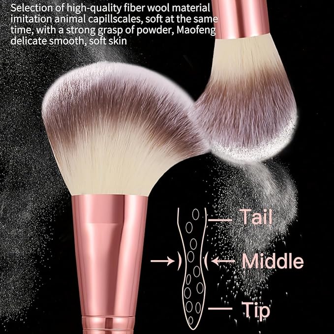 65Pcs Pink Makeup Brushes Set Professional Makeup Kit Multi-functional Makeup Tool Set with Case Facial Makeup Accessories, Foundation Makeup Brush Kit Eye and Face Make up Brushes & Tools