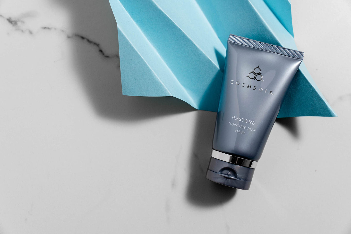 COSMEDIX Moisture-Rich Restore Mask - Gently Exfoliates Skin - Imparts Vital Hydration to Smooth Wrinkles and Regain Healthy Com
