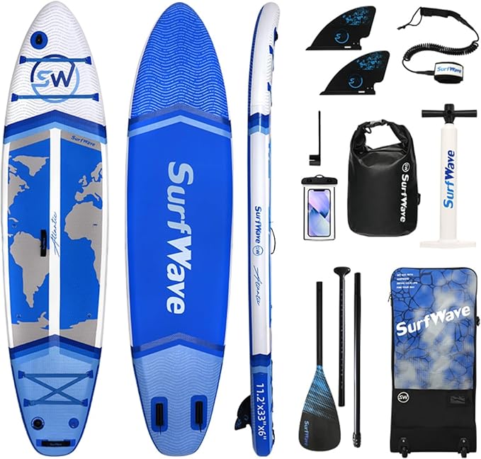 Inflatable Stand Up Paddle Board 11'x34 x6 with Accessories