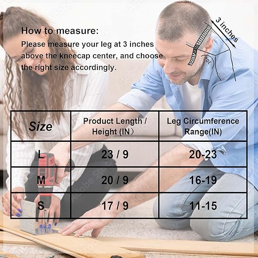 Garden Knee Pads for Women, Soft Foam Pads for Men Cleaning Work, Breathable Safety Knee Pads for Kneeling on Concrete Floors, Coushion Knee Pad for Gardener Cleaner Mechanics Carpenters Workers, Black L (1 pair)