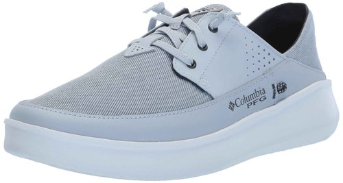 Columbia Men's Boatside Relaxed PFG, Cirrus Grey/Grill, 8