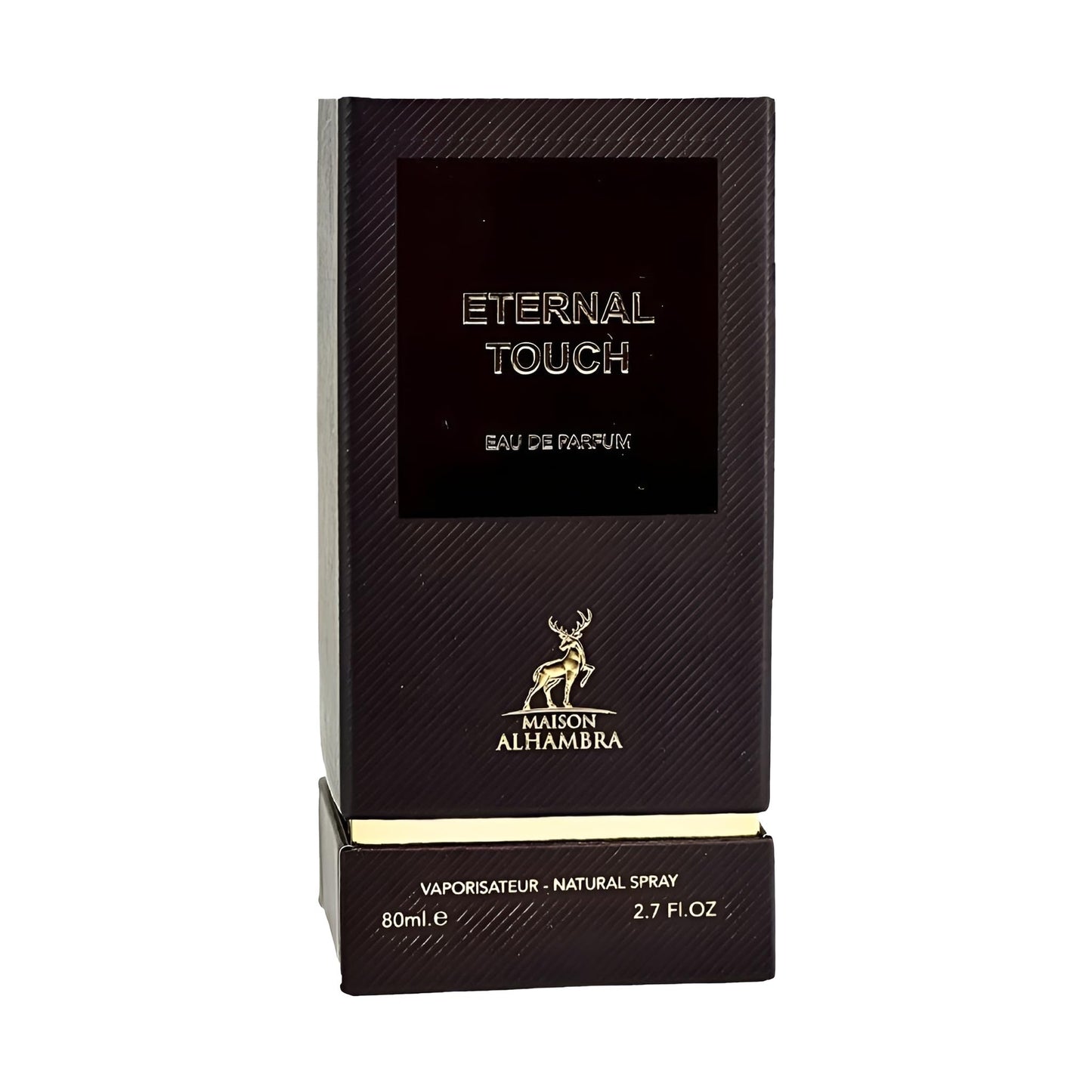 Maison Alhambra Eternal Touch – Spicy, Gourmand, Woody, Sweet – Eau de Parfum Spray Long-Lasting Fragrance for Men, 2.7 Ounce / 80 ml