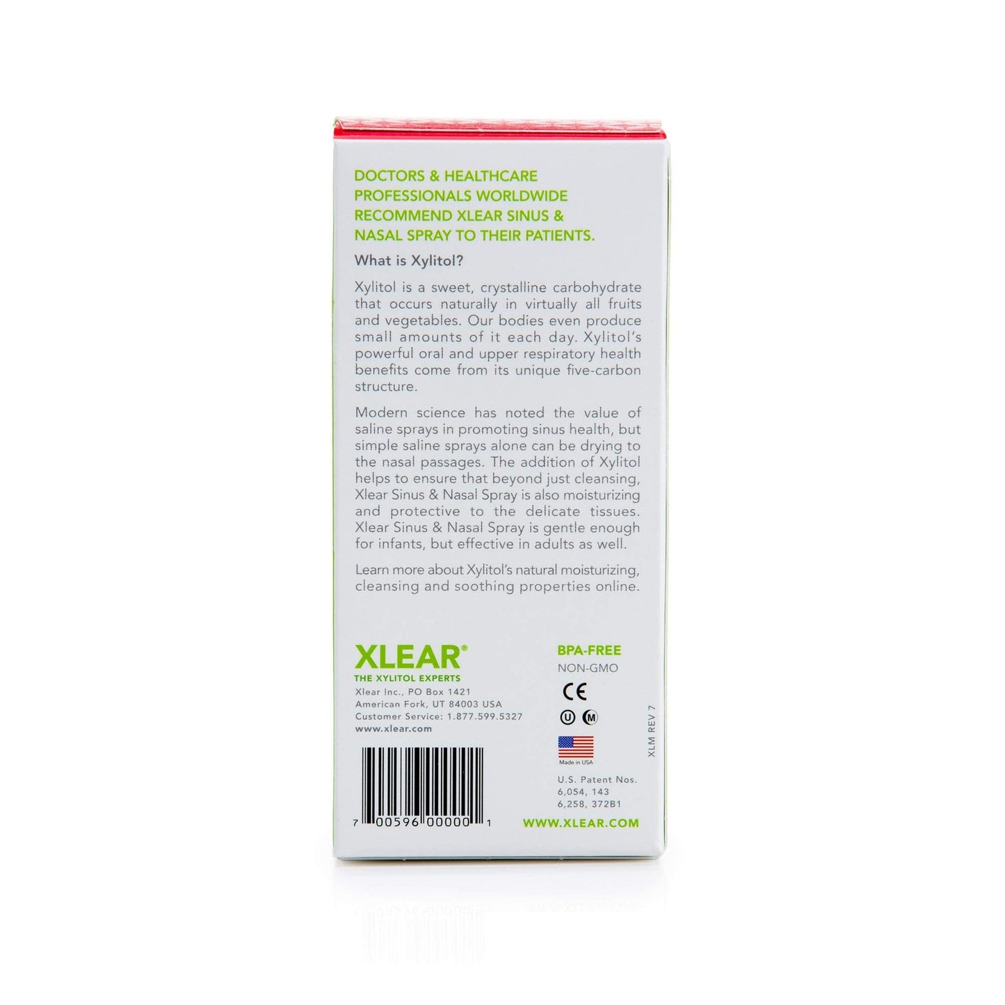Xlear Natural Nasal Spray with Xylitol, 1.5 fl oz (Pack of 2)