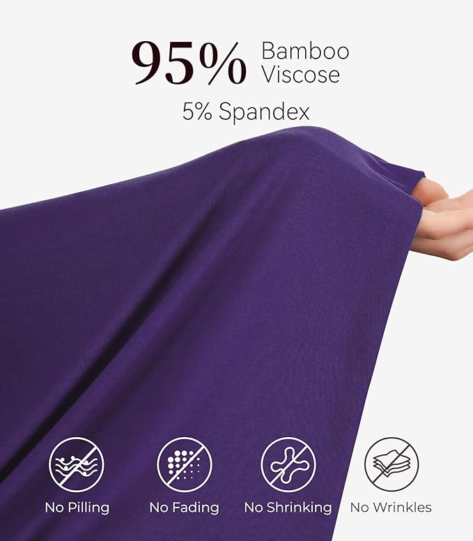 NACHILA Pajamas for Women-Viscose from Bamboo, Ribbed Racerback Tank Top Sexy Split Shorts Pajama Sets Cooling Sleep Cami Pjs