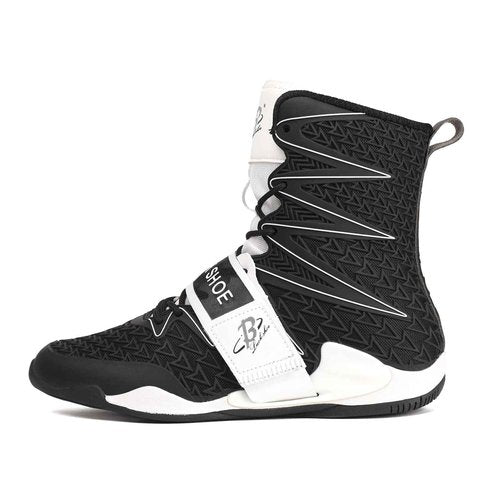 Boxing Shoes for Men High Top Gym Shoes Fighting Sports Training Footwear LS308 Black