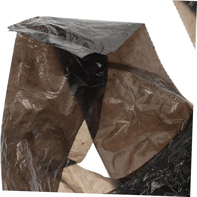 100pcs Biodegradable Thickened Garbage Bags Disposable Plastic Rubbish Bags Strong Trash Liners for Home Bathroom Kitchen Office Use Black