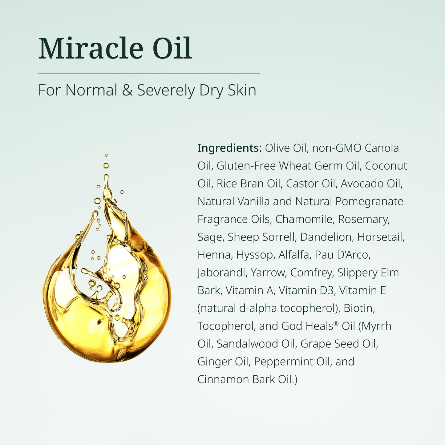 Century Systems H.E.A.L. QUICK Oil - 3.4 oz - Includes 14 Herbal Extracts, 15 Natural Oils, Vitamins A, D3 & E + Biotin - For No