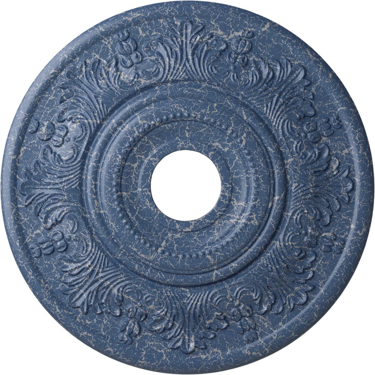 Ekena Millwork Cm20Viamc Vienna Ceiling Medallion Fits Canopies Up To 6 1/2, Americana Crackle