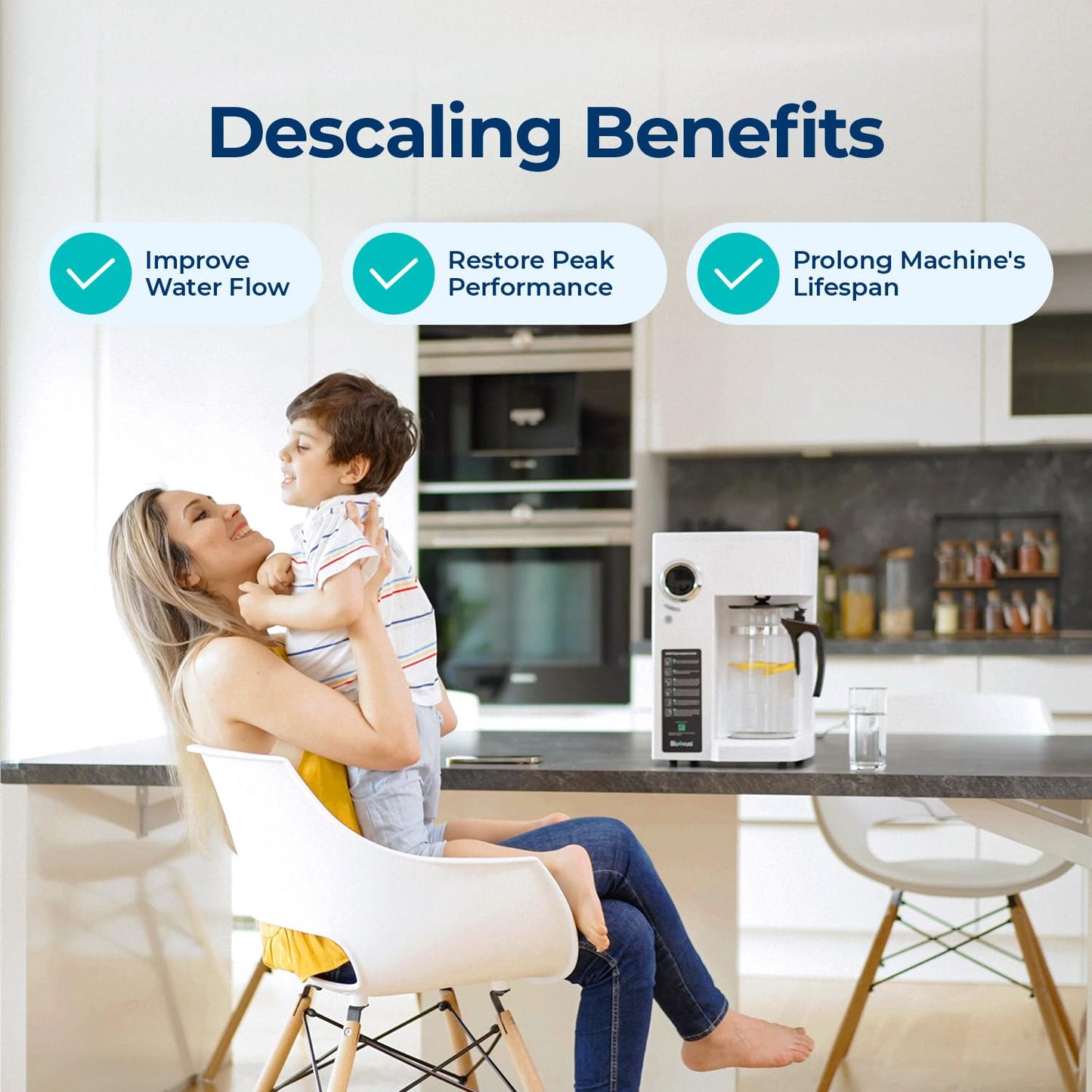 Bluevua Descaling Kit for RO100ROPOT System - Essential Maintenance for Optimal Water Quality