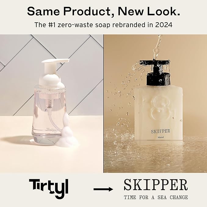 Tirtyl Skipper Foaming Hand Soap Tablet Refills - 24 Pack - 192 fl oz total (24x 8 fl oz) - Rebranded - Compostable Packaging - Bulk Variety Fragrance Pack