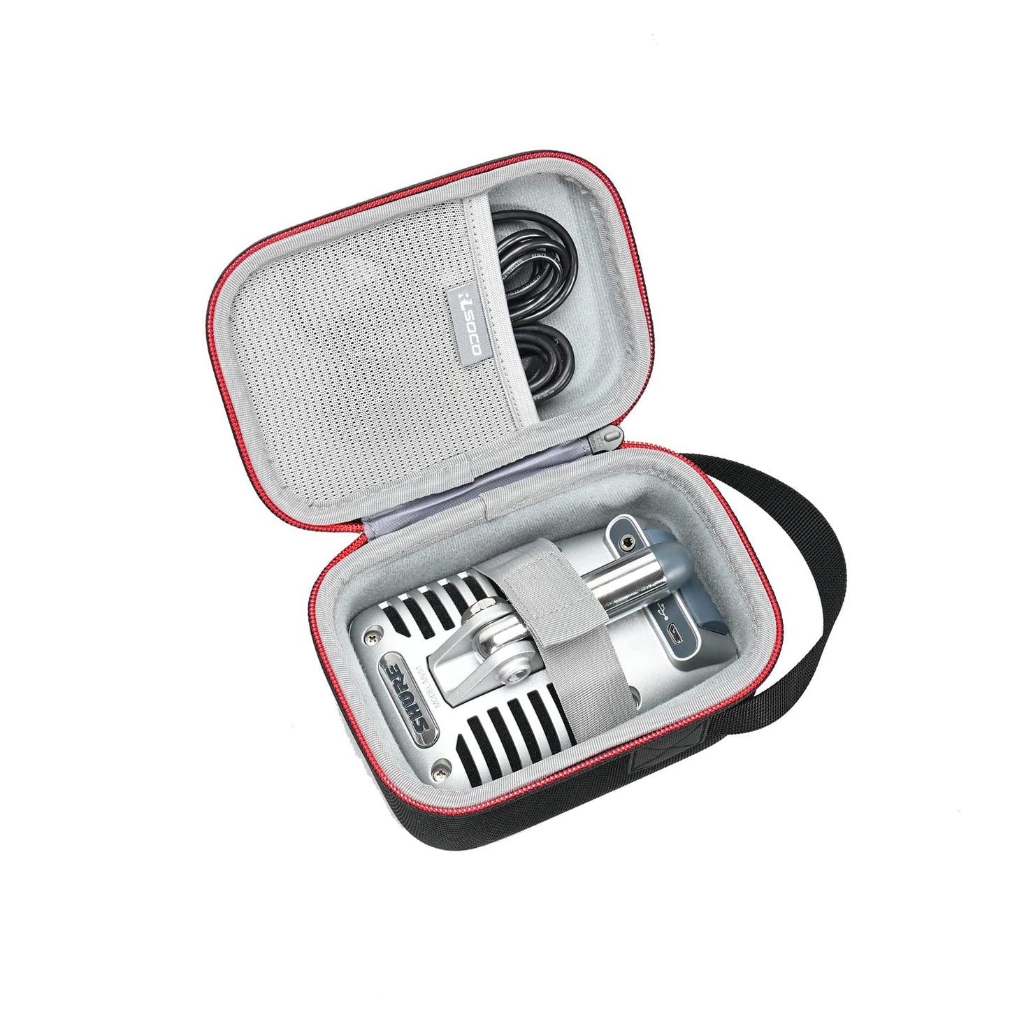 Rlsoco Case Compatible With Shure Mv51 Digital Large-Diaphragm Condenser Microphone - Black (Case Only)