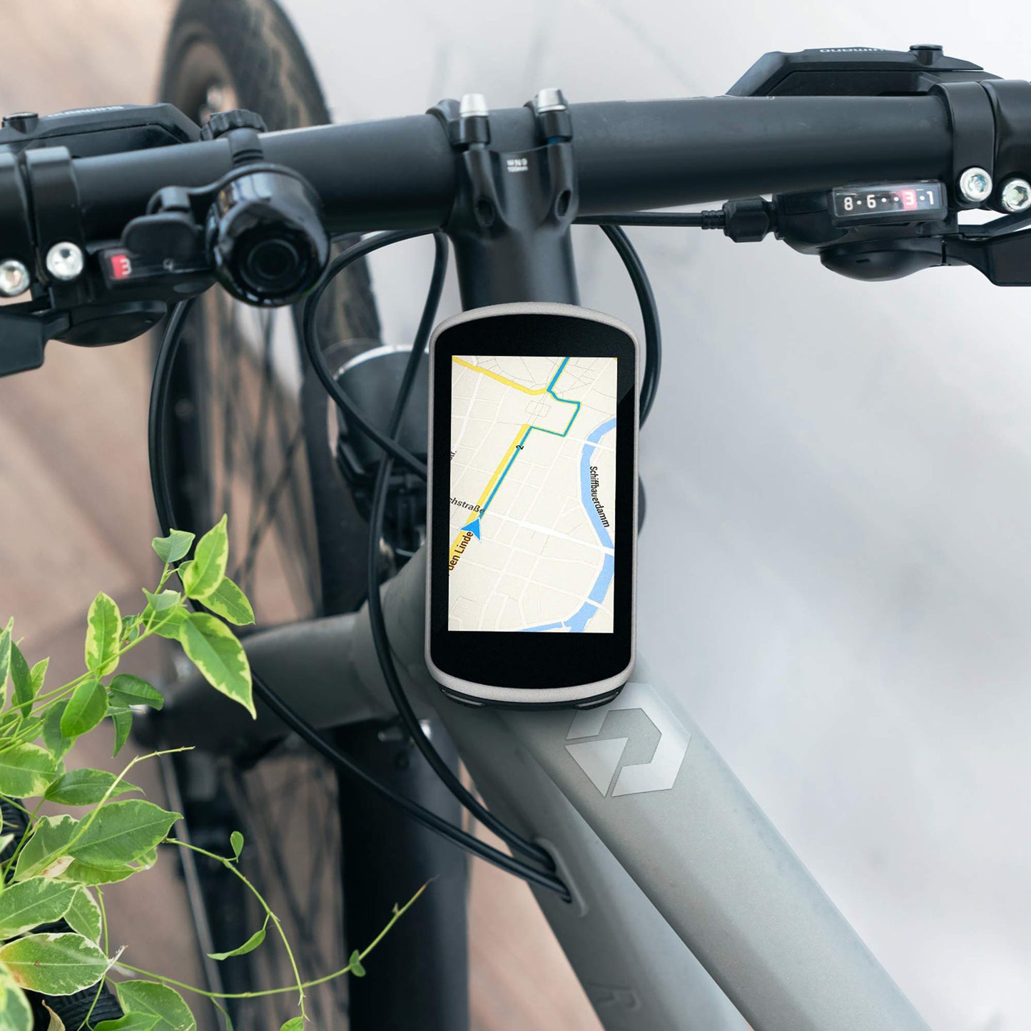 Kwmobile 1X Bicycle Mount Compatible With Garmin Edge/Bryton Rider/Cateye - Set Of 1 Top Cap Mounts For Bike Gps Navigation