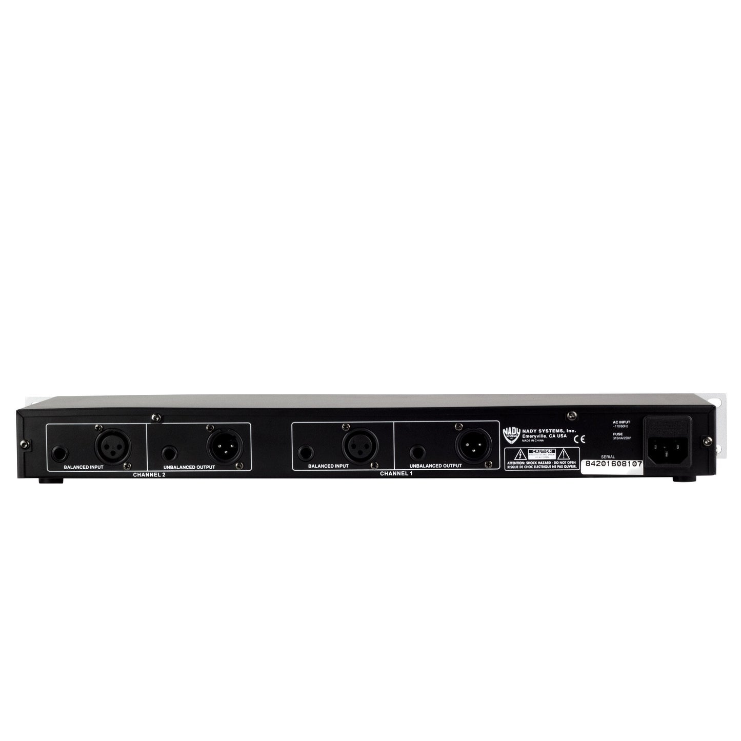 Nady Geq-215 Graphic Equalizer, 2-Channel 15 Frequency Bands Of Eq, Fits In A 19    Single Rack Space, Balanced Xlr And 1/4    T